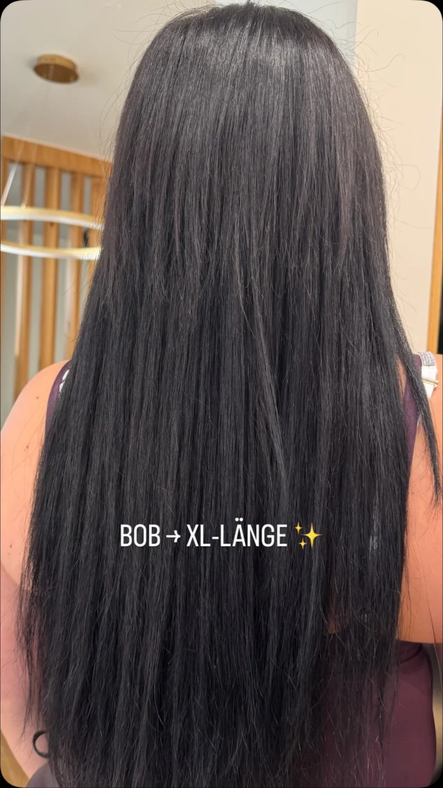 Von Bob zu XL-Länge ✨ Was für eine Verwandlung! 🤍 Mit einer individuell angepassten Tressen-Verlängerung zu mehr Länge und Fülle – natürlich verblendet und passend zum Eigenhaar. Du wünschst dir auch längeres oder volleres Haar? Schreib mir einfach „TRESSE“ per DM für eine persönliche Beratung. 🤍 #haarverlängerung #tressenverlängerung #langehaare #tressenverdichtung #ornellahairstyling